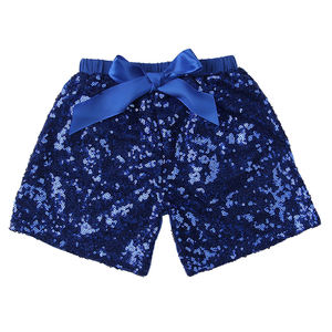 Pantalones de Lentejuelas Brillantes para Niños, Shorts Dorados para Bebés, Venta al Por Mayor - Product Image 1