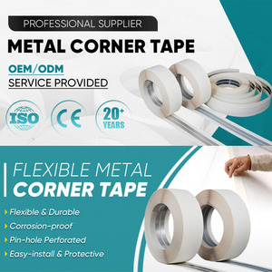 Khô Tường Kim Loại Góc Giấy Băng Giấy Doanh Băng Sợi Thủy Tinh Băng Dính Cho Plastering Archways - Product Image 6