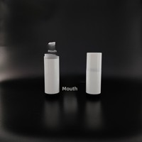 Bouteille de lotion sous vide rechargeable, personnalisée, 1-1,7 oz, écologique, en PP, double couche, impression sérigraphique, droite et ronde, pour toniques et sérums