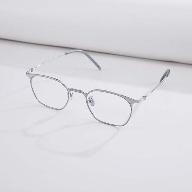 Lightweight Titanium Eyewear Frame Square  Shape Optical Glasses Frame for Business Reading Prescription Glass Wholesale