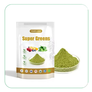 Etiqueta privada Super Greens Juice Powder Suplemento Energy Organic Barley Grass Super Greens Powder - Product Image 2