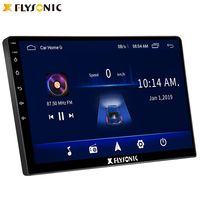 Flysonic-reproductor Multimedia MP3/MP4 Universal para coche, 10,1 pulgadas, Android, IPS 2.5D con pantalla táctil, amplificador TDA 7388IC, vídeo para coche