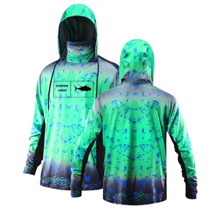Chemise tactique légère personnalisée UPF 50+ à séchage rapide, respirante, protection UV, chemise de pêche pour homme, vêtements de pêche, sweat à capuche camouflage - Product Image 3