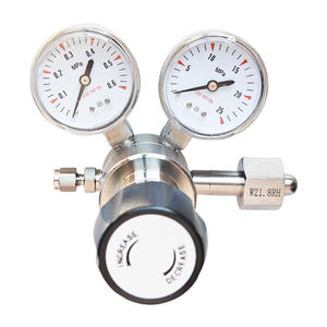 Dispositifs de réduction de pression d'oxygène de haute pureté en provenance directe d'usine, vannes en acier inoxydable haute pression pour azote et hydrogène - Product Image 1