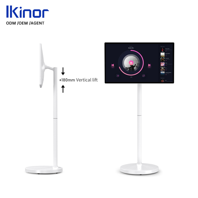21.5inch Android 12/13 Interactive Touch Screen Portable Tv Monitor Lcd Smart Display with Stand and Camera for Business/kitchen