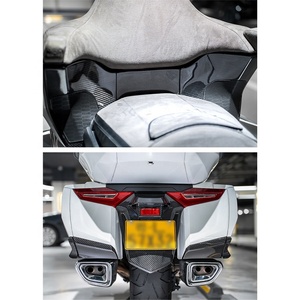 X-Top 2018 et plus tard, éléments en fibre de carbone <span class=keywords><strong>pour</strong></span> moto Goldwing, cadre GL1800, pièces de carrosserie, systèmes, accessoires, noir, rénovation/mise à niveau - Product Image 4