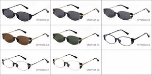 STY9559A Brown Lens Modern Cat Eye Sunglasses <strong>Korean</strong> Style Irregular Retro Punk Sunglasses Women's Fashion Anti-blue <strong>Glasses</strong> - Product Image 6