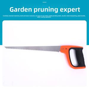 Scie à main compacte à poignée en caoutchouc pour usage en extérieur, jardinage et menuiserie - Vente en gros - Product Image 3