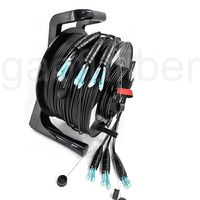 Cable de Fibra Óptica LC Dúplex Preterminado con Bobinas de Fibra Óptica Desplegables para Eventos en Vivo y Transmisiones