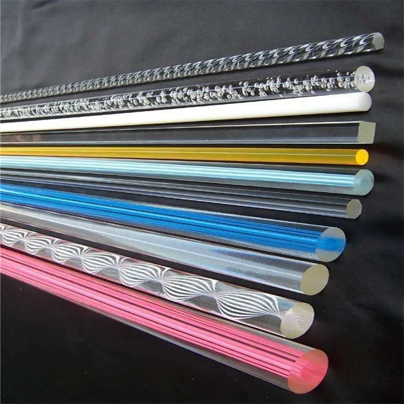 XinTao-Barra de plástico para tubos acrílicos, tubo de plástico fundido de alto brillo, personalizado, PS