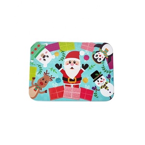 Factory Price Christmas Tin Box Custom Print Metal Rectangle Tin Box For Gift Candy Cookie Package