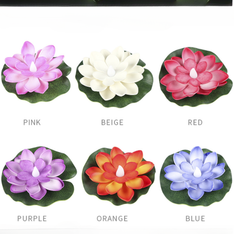 Petite fleur de lotus Lumières colorées
