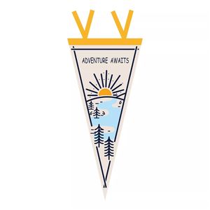 Новые утолщенные флаги из войлока с сублимационной сублимацией флаги флажки для детского душа баннер - Product Image 3