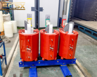Transformateur triphasé à résine coulée de type sec 11 kV à 415 V pour la distribution d'énergie électrique industrielle