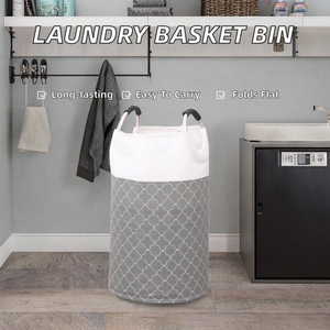 Panier à linge autoportant pliable en polyester <span class=keywords><strong>DanYa</strong></span>, panier à linge portable avec poignée en aluminium, sac de rangement pour vêtements, pour la maison - Product Image 2