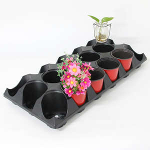 Offre Spéciale Noir 18 Pack Pots Plateau de <span class=keywords><strong>Navette</strong></span> Pour 90mm Pots de fleurs - Product Image 3