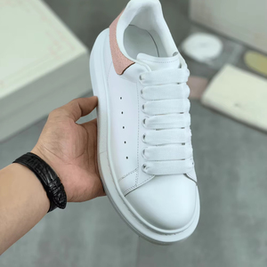 Zapatillas Deportivas Casuales con Plataforma para Mujer, Calzado Cómodo con Cordones de Cuero para Actividades Diarias al Aire Libre, Alexander - Product Image 1