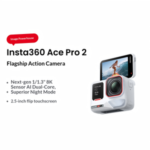Cámara de Acción Insta360 <span class=keywords><strong>Ace</strong></span> Pro 2 8K, Lente Leica de 50MP, Batería de 180 Minutos, Pantalla Abatible de 2.5 Pulgadas, Cámara de Video con IA para Tomas Nocturnas, para Viajes - Product Image 2