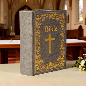 <span class=keywords><strong>Biblia</strong></span> Personalizada Premium, Libro Religioso de Tapa Dura con Cubierta de Gamuza y Encuadernación Cosida Resistente - Product Image 2