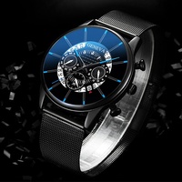 Montre Homme Reloj Hombre Relógio Masculino Acier Inoxydable Calendrier Quartz Montre-bracelet Homme Sport Horloge Genève Heures