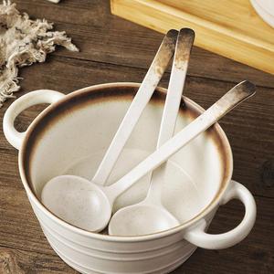 Japanese <strong>Ramen</strong> Melamine <strong>Spoons</strong> Commercial Large Kitchen Ladle Chinese Wood Soup Noodle <strong>Spoon</strong> - Product Image 6