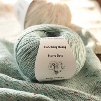 Fil de laine teinté couleur étoilée pour tricot et crochet DIY fait main, pour manteaux, pulls, écharpes, bonnets, vente en gros JC-066 Hebei