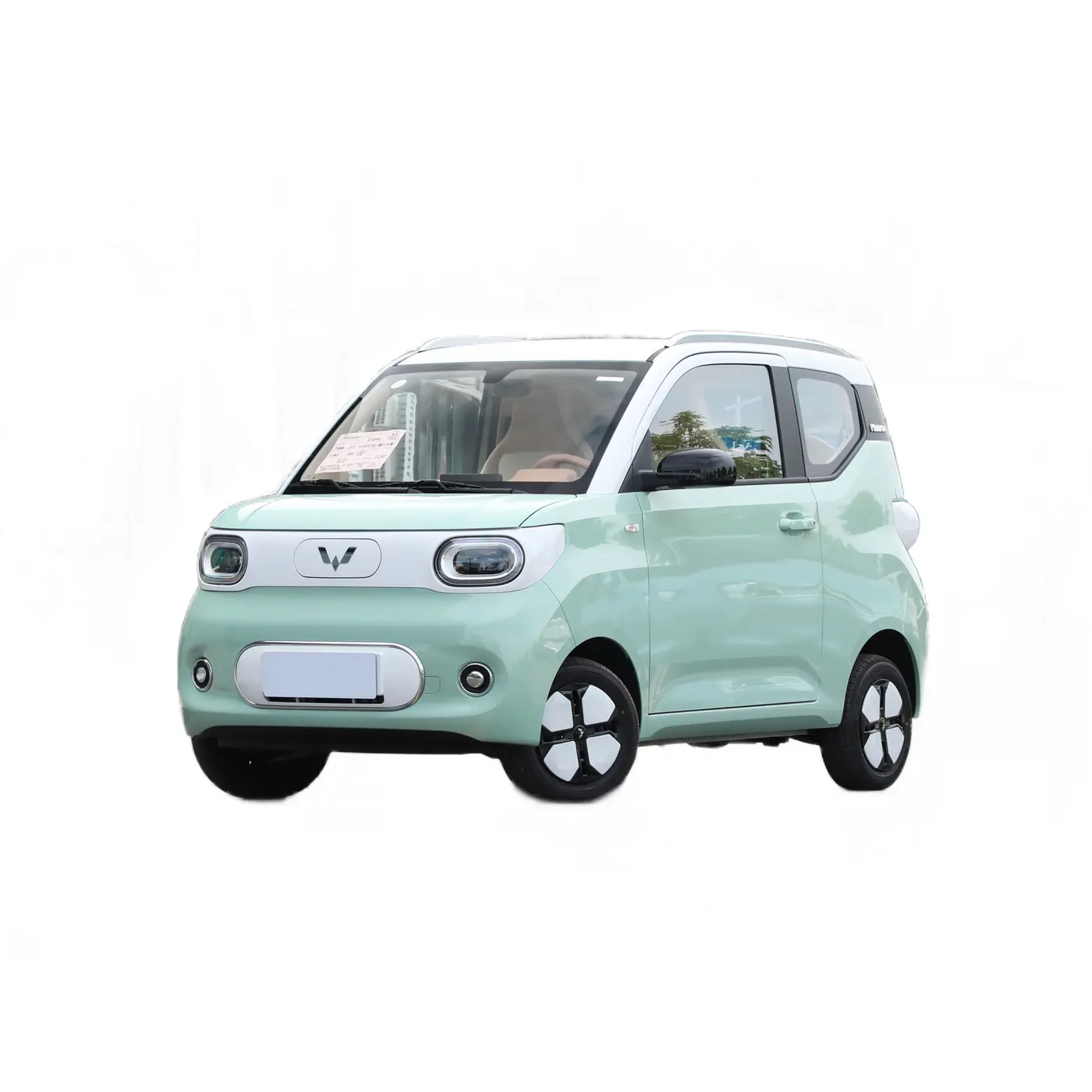 Ucuz çin 100 km/saat yüksek hızlı yeni enerji araç WULING Hongguang MINIEV Mini elektrikli araba yetişkinler için