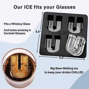 Thư E <span class=keywords><strong>Silicone</strong></span> <span class=keywords><strong>Ice</strong></span> <span class=keywords><strong>Cube</strong></span> Khay Lớn Whiskey <span class=keywords><strong>Ice</strong></span> Khuôn Mẫu Bảng Chữ Cái Sô Cô La Khuôn Mẫu 2 "Thư Lớn <span class=keywords><strong>Ice</strong></span> <span class=keywords><strong>Cube</strong></span> Khuôn Khay - Product Image 5