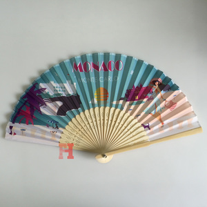 Recuerdo de la <span class=keywords><strong>boda</strong></span> de material de bambú plegable VENTILADOR DE LA MANO - Product Image 3