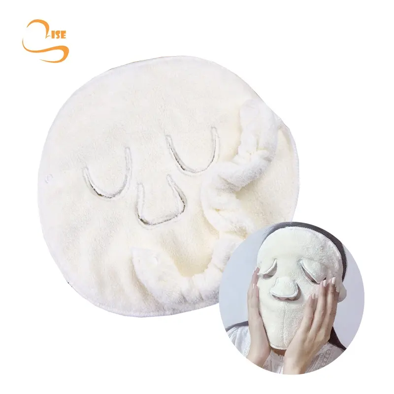 आरामदायक शराबी कपड़ा नरम मॉइस्चराइजिंग कायाकल्प सौंदर्य की देखभाल स्पा चेहरे का मुखौटा ठंड गर्म चेहरे स्टीमर तौलिया