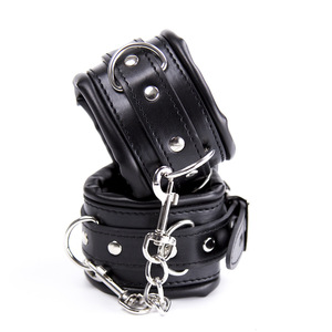 Jouets BDSM de haute qualité, menottes en cuir, bondage, menottes pour les mains et les <span class=keywords><strong>pieds</strong></span> - Product Image 3