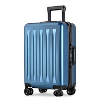 Valise à roulettes antichute [Cargo Global] PC 20/24/28 pouces avec roues universelles silencieuses |   Cadenas TSA pour voyages d'affaires et support de logo