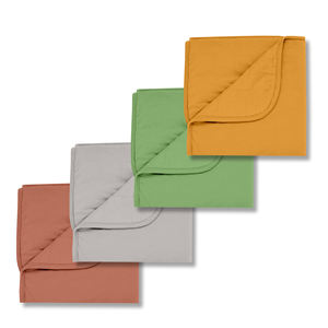 Couverture organique en coton bambou de couleur unie pour bébé et tissu d'ombrage d'emmaillotage pour bébé - Product Image 2