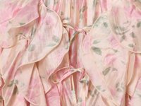 MYST&ZA Vêtements Femme 2025 Nouvelle Collection Été Chemise à Manches Longues Imprimé Floral Volants Tendance Polyvalente 1289591