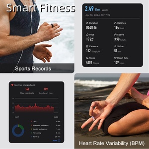 Homirn từ tính Sạc Vòng thông minh SDK OEM Vòng thông minh với ứng dụng cho chăm sóc sức khỏe NFC Heart Rate HRV giám sát theo dõi giấc ngủ - Product Image 5