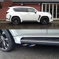 Kit carrosserie large style WD pour Lexus LX600 : Lame avant, jupes latérales, diffuseur arrière, spoiler, kit de passage de roue large