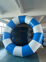 Jeu d'eau d'été 6.5ft/10ft trampoline gonflable pour adultes, videur d'eau pour lac/piscine/bateau/étang