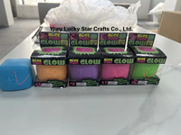 Cube souple et moelleux qui brille dans le noir, jouet à presser en maltose, logo personnalisé, jouet anti-stress pour soulager l'anxiété, mini-jouet pour enfants, cadeau