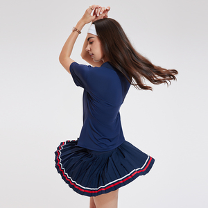 Ensemble de tennis d'été à séchage rapide, <span class=keywords><strong>jupe</strong></span> courte de fitness élégante, tenue de sport pour femmes, <span class=keywords><strong>jupe</strong></span> plissée taille haute - Product Image 3