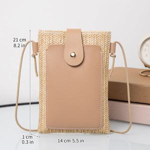 Sac à bandoulière en PU pour femme, tendance, usage quotidien, fermeture éclair, motif bonbon délavé, compatible téléphone portable - Product Image 2