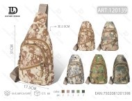 Borsa da petto mimetica da uomo con quattro cerniere a strappo in poliestere per uso quotidiano, adatta a tutte le stagioni - Product Image 3