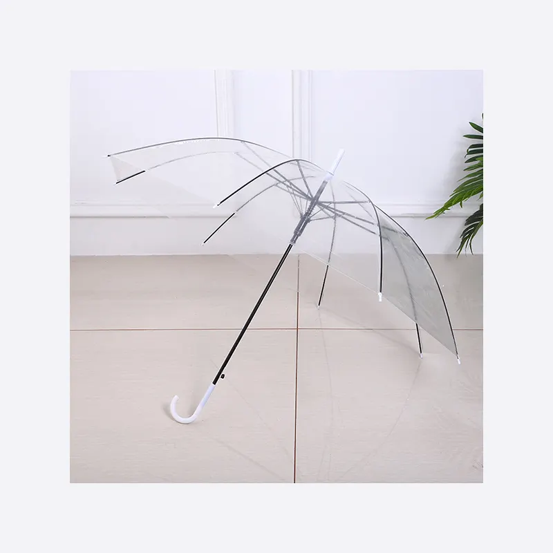 Parapluie transparent, promotion, impression de logo personnalisé, 1 pièce