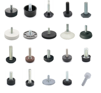 ODM Personnalisé Plastique Injection Type Réglable Réglage Ajusteur Chambre Table Canapé Niveleur Nivellement Jambe Pieds