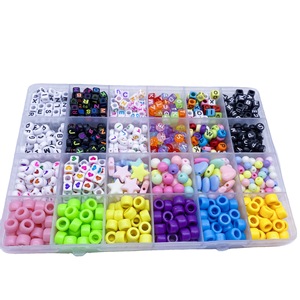 Diy Big Hole Square Letter Round <b>Bead</b> Seed <b>Beads</b> Kit Colorful Acrylic Letter <b>Beads</b> for Jewelry <b>Bracelet</b> <b>Making</b> - Product Image 1