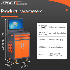 Tủ máy tính công nghiệp Tủ dụng cụ máy tính CNC Thích hợp cho màn hình/máy công cụ có kích thước lên đến 24 inch Bàn máy tính - Product Image 3