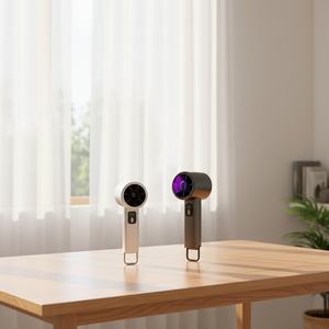 Ventilador de mano de plástico barato en tendencia, ventilador de mano recargable con más de cinco velocidades, ventilador pequeño. - Product Image 1