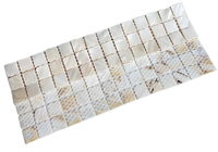 Carrelage de mosaïque de salle de bain carré blanc Shell Horse Carrelage mural de parquet moderne de 4mm pour mur intérieur à bon prix