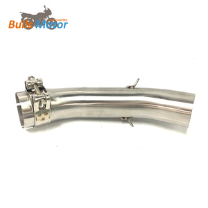 Tuyau moyen d'échappement en alliage de titane/acier inoxydable pour <span class=keywords><strong>KTM</strong></span> 250/390ADV <span class=keywords><strong>2020</strong></span> + tuyau de connexion d'échappement de moto 51MM tuyau intermédiaire - Product Image 4