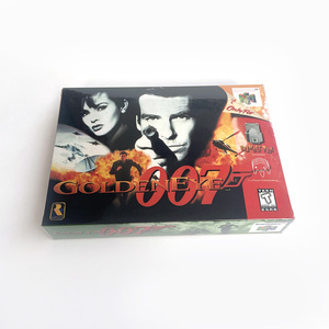 Versión de EE. UU. <span class=keywords><strong>Goldeneye</strong></span> 007 N64 Box con reemplazo de bandeja Cartucho de juego de consolas de 64 bits para juegos N64 - Product Image 2