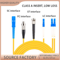 1 mètre sc/apc-sc/apc g652d monomode sm simplex fibre optique cordon de raccordement fabrication avec connecteur